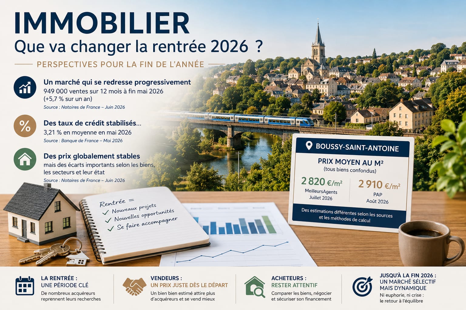 immobilier rentrée 2026 perspectives fin d'année